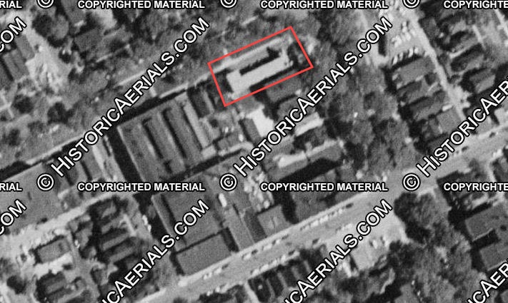 Patrician Motel - 1957 Aerial (newer photo)